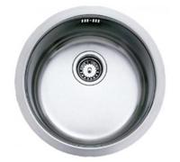 Teka Fregadero BE Ø390 Inox bajo encimera 1 cubeta para mueble 45 cm