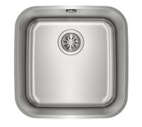 Teka BE - 40.40 PLUS - Fregadero De Cocina Acero 51 Cm 1 Cubeta 0 Escurridor Bajo Encimera