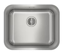 Teka Fregadero BET5040PLUS – 1 cubeta, acero inoxidable, acabado acero, doble instalación, 60 cm