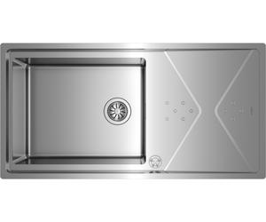 Teka Brooklyn fregadero de acero con sifón 98.4x50.4 cm 115100023