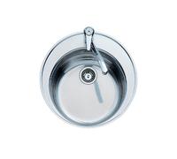 Teka Fregadero Centroval 1 cubeta redonda inoxidable mueble 45 cm