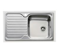 Teka Fregadero Classic 1C 1E – Acero inoxidable, reversible – Escurridor izquierdo