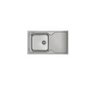 Teka Fregadero Classic 1C 1E – Acero inoxidable reversible, 1 cubeta con escurridor