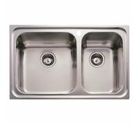 Teka CLASSIC 2C 80 1Ø - Fregadero De Cocina Acero 80 Cm 2 Cubetas 0 Escurridor
