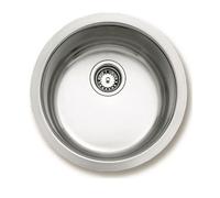 Teka Fregadero ERC 1C – Acero inoxidable, 1 cubeta redonda, 45 cm