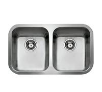 TEKA Fregadero 2 Cubetas, Acero Inox 18/10, Válvula Canasta, Mueble 90 cm
