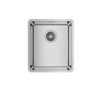 Teka Be Linea RS15 34.40 Fregadero SilentSmart Bajo Encimera, 1 Cubeta 34 cm, Acero inoxidable, Serie Maestro