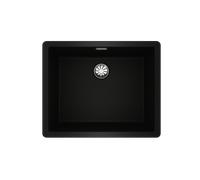 Teka Fregadero Radea R10 Tegranit 55,6x45,6 cm Negro 1 cubeta Sobre/bajo encimera 115230051