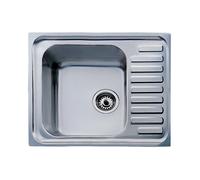 Teka Fregadero Classic 1C ½E 650 – Inox, reversible, encastre