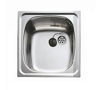 TEKA Fregadero sobre encimera fondo reducicdo ** E-50 1C. 10103001, Una cubeta, Inoxidable