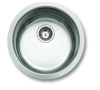 Teka Fregadero ERC 1C – Acero inoxidable, 1 cubeta redonda, 45 cm
