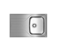 Teka Fregadero de acero Universe 79x50 cm con sifón 115110011