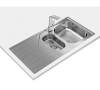 Teka Fregadero sobre encimera UNIVERSE 60 T-XP Inoxidable una cubeta y media con escurridor