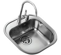 Teka Fregadero sobre encimera WAY STYLO 1C + UNI 9310 - Acero inoxidable 1 cubeta