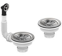 Teka Helixpro 1 1-2C-2C Inox - Válvula De Fregadero Set Duo