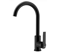 Teka IN 915 - Grifo de cocina de caño giratorio 360º Negro