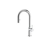 Teka Oval grifo de cocina de pie cromo 116020013