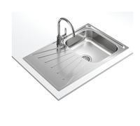Teka STARBRIGHT 45 E-XP 1C 1E I - Fregadero De Cocina Acero 43 Cm 1 Cubeta 1 Escurridor