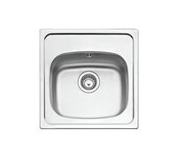 Teka STARBRIGHT 50 E-XP 1C - Fregadero De Cocina Acero 51 Cm 1 Cubeta 0 Escurridor Bajo Encimera