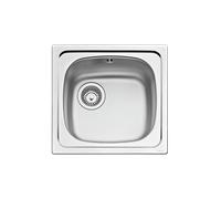 TEKA Fregadero sobre encimera STARBRIGHT E-50 1C. 115020027. Una cubeta. con escurridor. Inoxidable. acabado acero. Para mueble