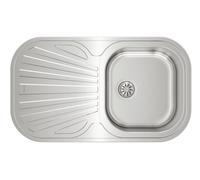 Teka Stylo 1C 1E - Fregadero Versión Izquierda Encastrado 45 cm Inox