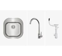 Teka Tekaway Stylo 1B+Uni 9310Xp Inox - Pack Fregadero + Grifo + Desagüe