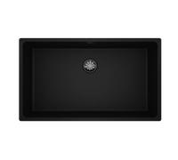 Teka TopLine RS15 71.40 - Fregadero 1 Cubeta Triple-Instalación 80 cm FullBlack