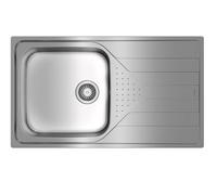 Teka Fregadero sobre encimera Universe 50 T-XP 1C 1E Plus Inoxidable 1 cubeta escurridor derecha