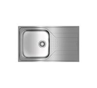 Teka Fregadero sobre encimera Universe 50 T-XP 1C 1E Plus Inoxidable 1 cubeta escurridor derecha