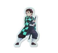 TEKNOFUN - Licencia Demon Slayer - Neon Mural LED TANJIRO 40 CM - Decoración luminosa - USB-C (cable incluido) - Entregado con 2 Soportes - Blanco, Negro, Verde, Marrón - 811752
