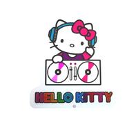 TEKNOFUN - Licencia Hello Kitty - Hello Kitty LED Neón de Pared 27 CM - Iluminación decorativa - Adaptador de red - Rosa, Morado, Blanco - 811413