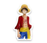 TEKNOFUN - Licencia Oficial One Piece - LED de Pared Neón Luffy 40 cm - Luz decorativa - Cable USB (incluido) - Se entrega con 2 soportes - A partir de 14 años - 811631