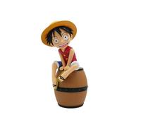 TEKNOFUN - Licencia Oficial One Piece - Luffy en su Barril Luminoso - Figura Luminosa para coleccionar - 811636