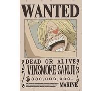 Teknofun - licencia one piece - led de pared neón sanji wanted 30 cm