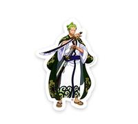 TEKNOFUN - Licencia One Piece - LED de Pared Neón Zoro 40 cm - Luz Decorativa - Cable USB (Incluido) - Se Entrega con 2 Soportes - A Partir de 14 años - 811632
