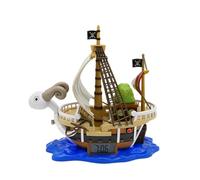 TEKNOFUN One Piece - Licencia Oficial - The Going Merry Despertador Iluminado - 811634, Individual, Marrón-Blanco-Azul-Verde-Negro-Beige - USB-C