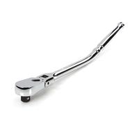 TEKTON 1/2 Inch Drive x 14 Inch Flex Head Bent Handle Long Ratchet | SRH23214