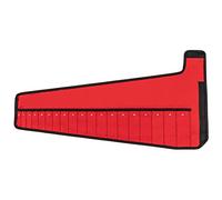 TEKTON 19-Tool Combination Wrench Pouch (6-24 mm) | OTP21203 | Made in USA