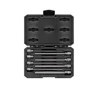 TEKTON 3/8 Inch Drive Long Hex Bit Socket Set, 8-Piece (1/8-3/8 in.) | SHB91313