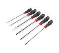TEKTON Juego de destornilladores de alto par, 6 piezas (#1-#3, 3/16-5/16 pulgadas) | DRV43012