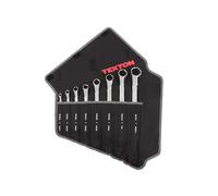 TEKTON Juego de llaves de extremo de caja de compensación de 45 grados, 8 piezas (1/4-1-1/4") - Bolsa | WBE23508