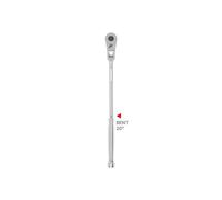 TEKTON Trinquete de mango doblado de liberación rápida con cabezal flexible de 3/8 pulgadas x 12 pulgadas | SRH33112