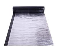 Tela Asfaltica Autoadhesiva para Tejado, Cinta de Selladora de Aluminio Impermeable, Banda de Butilo de Reparación para Piscinas Tuberías(33x600cm)