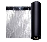 Tela Asfáltica Autoadhesiva Tejado, Cinta de Aluminio Impermeable, Rollo Bituminoso Reparación Adhesiva para Terraza Techos Goteras Grietas(30x200cm)