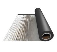 Tela Asfáltica Autoadhesiva Tejado, Cinta de Aluminio Impermeable, Rollo Bituminoso Reparación Adhesiva para Terraza Techos Goteras Grietas(30x100cm)