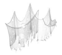 Tela de gasa espeluznante para Halloween, Halloween, decoración navideña suave al aire libre hecha de tela espeluznante, tela de gasa espeluznante para cortinas de ducha de vestíbulo