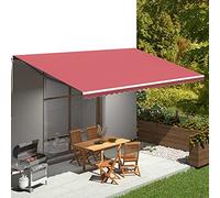 Tela de repuesto para toldo de 6 x 3,5 m, resistente a los rayos UV, cubierta de alta calidad para uso en exteriores, para patios, jardines y eventos