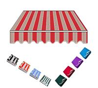 Tela De Repuesto Para Toldo Exterior, Techo De Repuesto Para Toldo Retráctil, 3x2m 4x3m 5x3m 6x4m Lona Recambio Para Toldo, Cubierta Protectora Para Toldo Jardín Patio Terraza(Stripe A,5x4m/16x13ft)