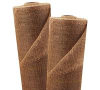Tela de yute de 100 m x 1 m, 105 g/m², estera de yute, yute para jardín, tela de yute, arpillera, cinta de yute Brown