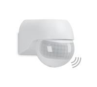 TELEFUNKEN - Detector de Movimiento, Sensor de Movimiento 180°, Alcance máx. 12 m, Incluye Ajuste de Tiempo, máx. 2000 W, IP44, Blanco, 77 x 55 x 70 mm (Largo x Ancho x Alto).